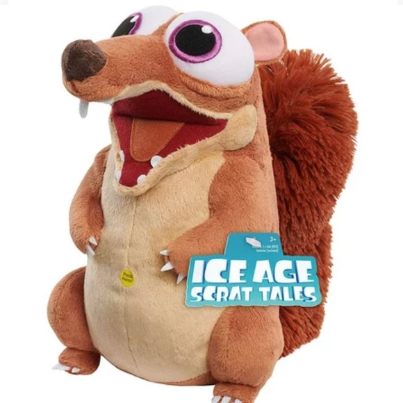 Ice Age Adventures of Buck Wild Baby Scrat 10.5-Inch Plush with Sound Effect - Picture 1 of 2